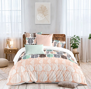 "Для SNOFF" Комплект постельного белья "Бонифацио" евро, 70х70см, поплин