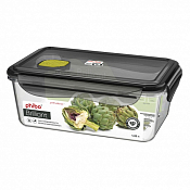 "BRILLIANT" Контейнер тритан 1,35л прям 22,5х13,5х8,2см цв.черный