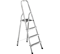 "PERILLA" Стремянка односторонняя алюминиевая "UFUK AL" 4 ступени