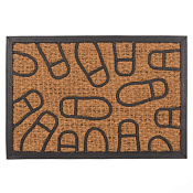 "SUNSTEP" Коврик придверный кокосовый "Следы" 40х60см