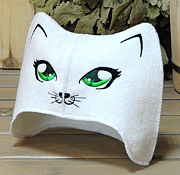 Шапка для сауны "Кошечка 3D"