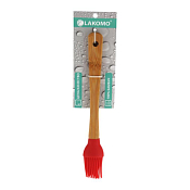 Кисточка кондитерская 21,5см, бамбук,силикон