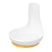 Подставка под ложку "Айсберг" 10х10х10,5см, на бамбуковой подставке