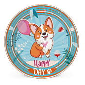 "Корги" Набор бум.тарелок 6шт. 18см