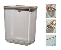 Подвесной контейнер для пищевых отходов 26,5х15,2х30,2см, цв.коричневый