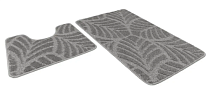 SHAHINTEX АКТИВ Набор ковриков для ванной 50х80см, 50х40см цв.серый