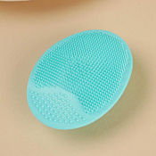 Массажер для умывания "Beautiful" 6,5х5см, цв.голубой