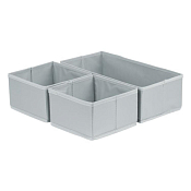 "Сейра" Набор органайзеров для аксессуаров 3шт. 16x16x10см