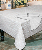 Скатерть круглая "Шары" 145х145см