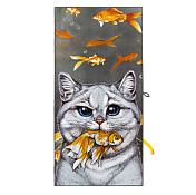 Полотенце пляжное "The Beach Cat" 70х140см