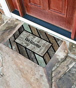 Коврик придверный флокированный "Карлайл" 45х75см