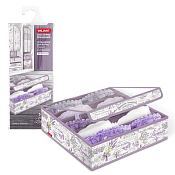 "VALIANT" LAVANDE Органайзер для бюстгалтеров с крышкой на магните, 5 секций 32х32х12см