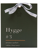 "Hygge #3" Аромасаше "Табак и Бергамот" 8х10х1,5см