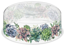 "Botanica" Крышка для СВЧ с декором 25см