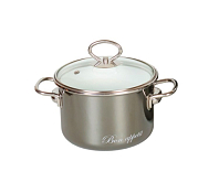 "Bon appetit" Кастрюля цилиндр. мокр.асфальт 2л