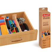 "VALIANT" DRAWER ORGANIZER Разделители для ящиков 2шт. 32,6x8,8см
