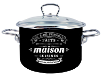 "Appetite" Maison" Кастрюля эмалированная 2л
