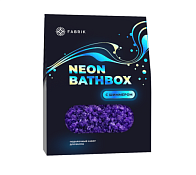 "Neon bathbox" Соль для ванны с шиммером 350гр, цв.фиолетовый