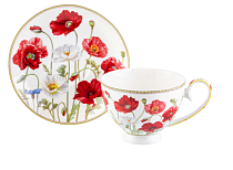 Чайная пара "Маки" 300мл в п.у.