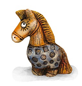 Фигурка "Лошадка-кокетка" 15х15х6см