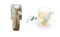 Ситечко для заваривания чая "Кит" цв.коричневый 11,5x3,3x3,3см