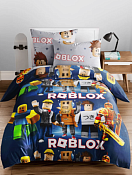 "Василек" Комплект постельного белья "Роблокс" 1,5сп, 70х70см, поплин