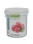 Контейнер пластик 0,55л круг 9,5х11см