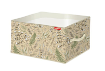 "HAUSMANN" Кофр для хранения "Herbarium" 30х30х16см, цв.бежевый