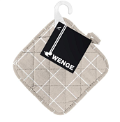 "Wenge" Прихватка "Floral aura" 18х20см, цв.серо-бежевый