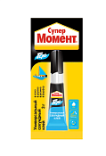 Клей секундный "Момент Супер гель" 3мл