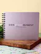 Фотоальбом "Save every moment" 24,5х19см, цв.коричневый