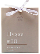 "Hygge #10" Аромасаше "Грейпфрут" 8х10х1,5см