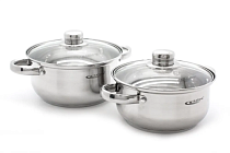 "Гретта" Набор кастрюль 4пр. (2,2л+3,2л) (подар.упак.)