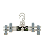 Н-р вешалок пластик. с клипсами 2шт, 36х18,5см