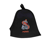 Шапка для сауны "King"