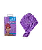 Полотенце для волос 27х67см, цв.фиолетовый