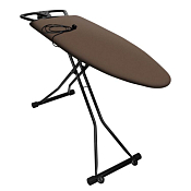 "НИКА" Доска гладильная "NIKA SPORT тефлон" основа металл, 122х42см, цв.шоколадный