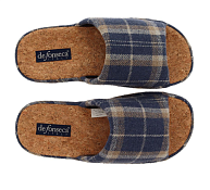 De Fonseca Тапочки мужские MATERA I PA MA08RU р. 45, цв.синий