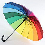 "Art Rain" Зонт женский, трость, автомат, радуга