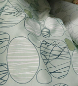 Скатерть "Камушки" 110х140см, цв.мятный