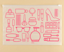 Дорожный пакет для путешествий "Жизнь - это путешествие" 36х24см, 14мкм