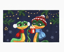 Полотенце кухонное "Уютный праздник вдвоем" 28х46см