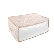 Кофр для хранения "Листья" 60х45х30см, цв.бежевый