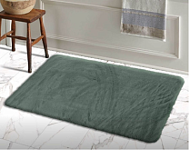 SHAHINTEX Коврик меховой, прямоугольный 55х95см, цв.эвкалиптовый