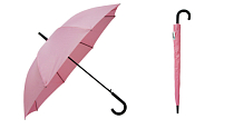 "Weather" Зонт женский, трость, светло-розовый