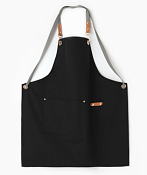 Фартук "Стиль" 70х78см, цв.черный