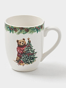 Кружка "Сказки зимнего леса" 300мл, цв.белый