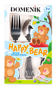 "Happy Bear" Набор детских столовых приборов 2пр.