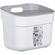 CURVER Контейнер для мусора "READY TO COLLECT" 5л, 25х18,6х20,3см, цв.светло-серый