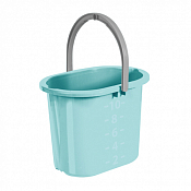 "HAUSMANN" Ведро 10л, 37х26х27см, цв.мятный